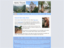 Tablet Screenshot of ajijicvillas.com